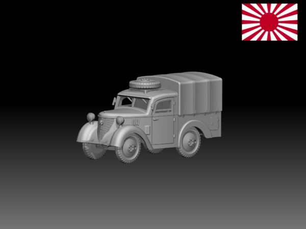 HINODE 1/144レジンキット　WW2日本陸軍　九五式小型貨物自動車　軍用車両 B